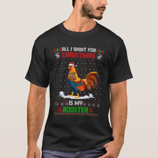 アニマルオードスターサンタ Tシャツ (正面)