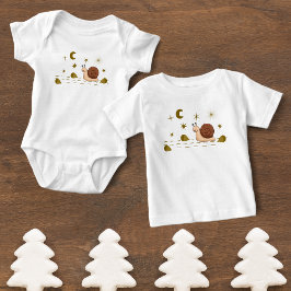 アニマルカタツムリ空ナイトアドベンチャーニューア生まれッドウェア ベビーボディスーツ