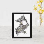 アニマルガイド付き父の日 カード (黄色い花)