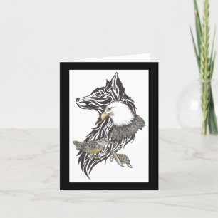 アニマルガイド付き父の日 カード