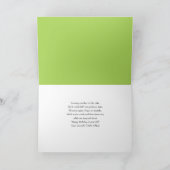 アニマルキャンドル6枚誕生日カード サンキューカード (内部)