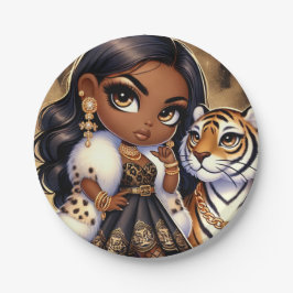 アニマルキングダムオートクチュールトラ ペーパープレート