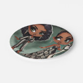 アニマルキングダムオートクチュールヘビ ペーパープレート (アングル)