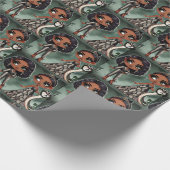 アニマルキングダムオートクチュールヘビ ラッピングペーパー (角)
