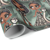 アニマルキングダムオートクチュールヘビ ラッピングペーパー (ロールコーナー)