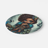 アニマルキングダムオートクチュール孔雀 ペーパープレート (アングル)
