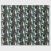 アニマルキングダムオートクチュール孔雀 ラッピングペーパー (フラット)