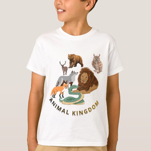 アニマルキングダムキッズTシャツ Tシャツ (正面)