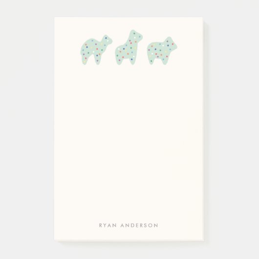 アニマルクッキーパレードキッドのポストイット – Mint ポストイット (正面)