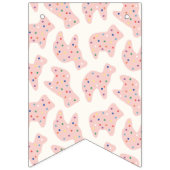 アニマルクッキー誕生日バンティングバナー – Bublegum バンティングフラッグ (第1の旗)