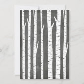 アニマルクリスマスウッドランドベビーシャワー招待状 招待状 (裏面)