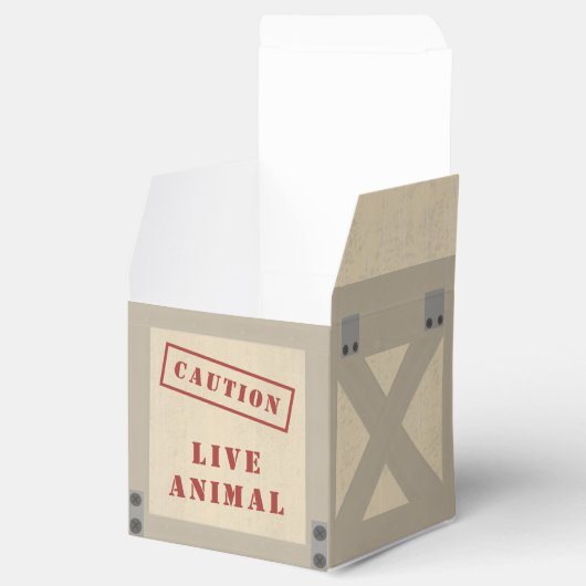 アニマルクレート動物園ジャングルサファリ誕生日 フェイバーボックス (オープン)