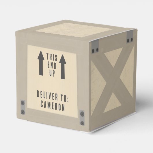 アニマルクレート動物園ジャングルサファリ誕生日 フェイバーボックス (裏面サイド)