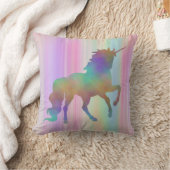 アニマルクールパターン – Unicorn 4 クッション (ブランケット)