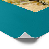 アニマルコラージュフォークアートデザイン ポスター (角)