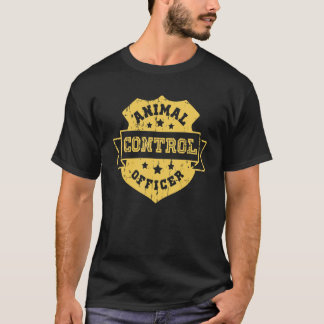 アニマルコントロールオフィサー ビンテージ ドッグキャッチャー バッジ Tシャツ