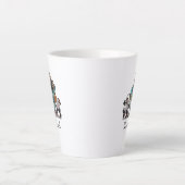 アニマルコーチの感謝ギフト体育教師デザイン カフェラテマグ (正面)