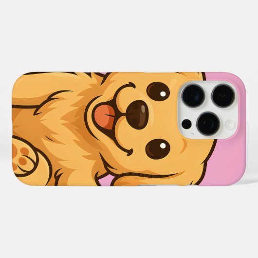 アニマルゴールデンレトリバー電話ケースかわいい全デバイス Case-Mate iPhoneケース (裏面 (横))