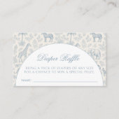 アニマルサファリトイレデジュウブルーおむつラッフル エンクロージャーカード (正面)