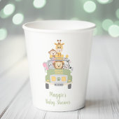 アニマルサファリベイビーシャワー 紙コップ