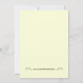 アニマルサファリ誕生日パーティーへの招待 招待状 (裏面)