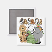 アニマルサファリ マグネット (正面/裏面)