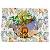 アニマルサファリ ラージペーパーバッグ (裏面)