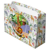 アニマルサファリ ラージペーパーバッグ (裏面アングル)