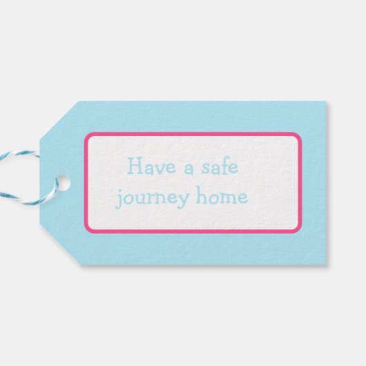 アニマルサーカストレインギフトラベル ギフトタグ (裏面横)