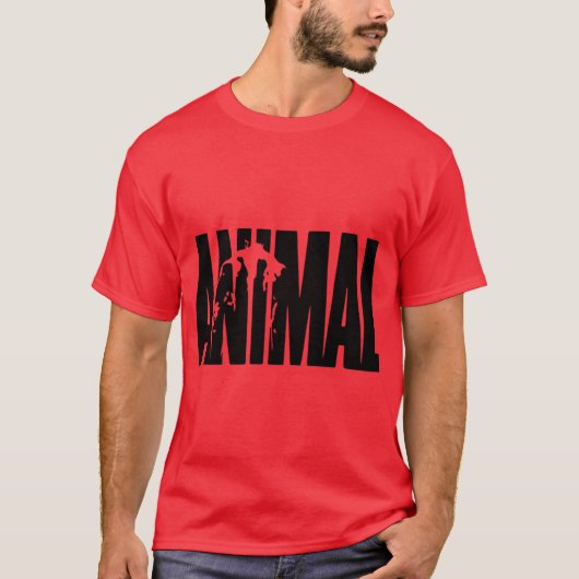 アニマルジムの少年 Tシャツ (正面)