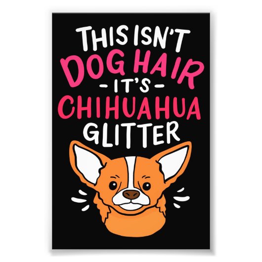 アニマルズキャンバスウォールアートチワフアドッグ フォトプリント            (正面)