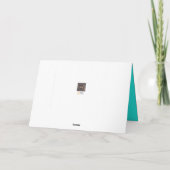 アニマルズスリーキャンドル誕生日カード サンキューカード (裏面)