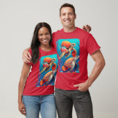 アニマルタートル ペットの男の子 Tシャツ (ユニセックス)