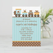 アニマルトレイン招待状 招待状 (スタンド正面)