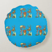 アニマルハウスパーティー ラウンドクッション (裏面)