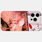 アニマルバードRoseate Spoonbill iPhone / iPadケース Case-Mate iPhoneケース (裏面 (横))