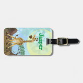 アニマルパレードキリン ラゲッジタグ (正面横)