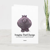 アニマルパレードヒポタムスハッピーバースデーカード カード (裏面)