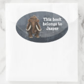 アニマルパレードマストドン 楕円形シール (バッグ)