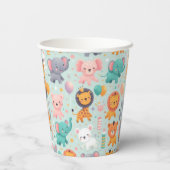 アニマルパレード紙カップ 紙コップ (裏面)