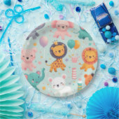 アニマルパレード紙プレート ペーパープレート (パーティー)