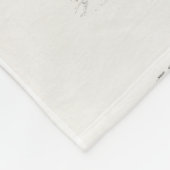 アニマルパーソナライズされたキリンに感謝 フリースブランケット (角)