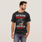 アニマルファームのなぞなぞ 何の色 白いニワトリのお尻 Tシャツ (正面フル)