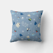 アニマルフレンズ「バイバディ」冬のパターン クッション (裏面)