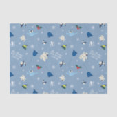 アニマルフレンズ「バイバディ」冬のパターン 薄葉紙 (正面)