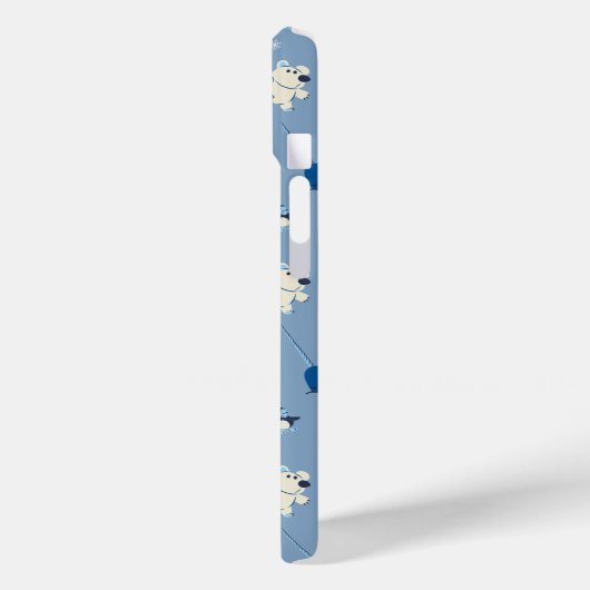 アニマルフレンズ「バイバディ」冬のパターン Case-Mate iPhoneケース (裏面 / 左)