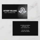 アニマルブッチャーナイフシェフロゴ 名刺 (正面/裏面)