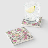 アニマルプリントが付いているパターン ストーンコースター (横)