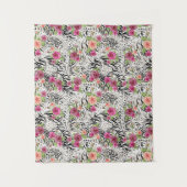 アニマルプリントが付いているパターン タペストリー (正面)