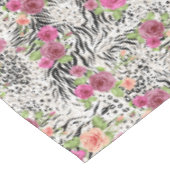 アニマルプリントが付いているパターン テーブルクロス (アングル)